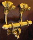 RHODESIAN RIDGEBACK Bronze DUET Door Knocker