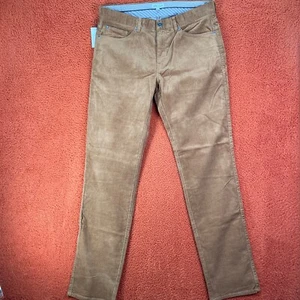 PETER MILLAR Mens Superior Soft Corduroy Five Pocket Pants SIZE 34 Brown $165 - Picture 1 of 7