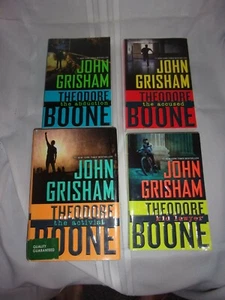 4 John Grisham Theodore Boone The Activist Kid Lawyer  Books - Picture 1 of 1