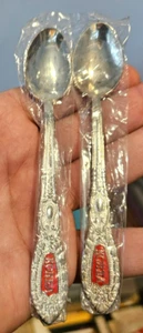 Vintage set of two collectible KOREA spoons in packaging - Picture 1 of 4