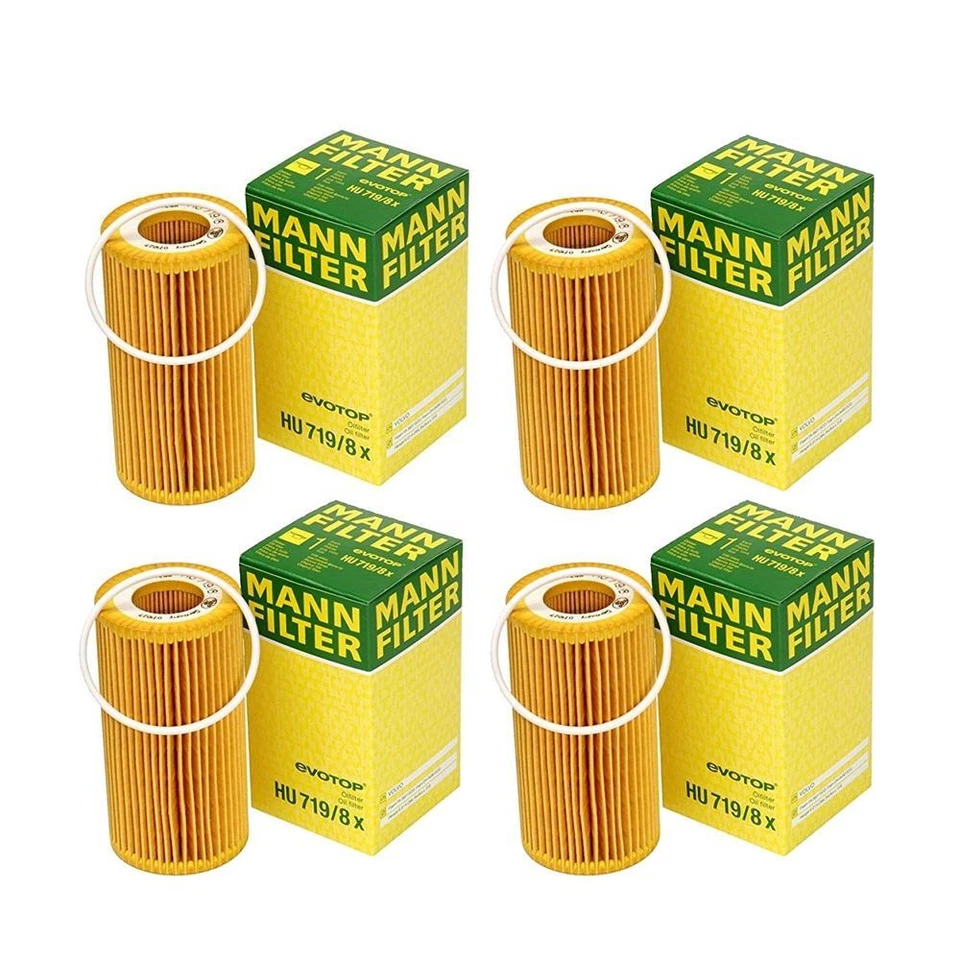 Juego de 4 filtros de aceite de motor OEM para Volvo C30 C70 S40 S60 V50 V60 XC60 XC70 Foto 1 de 1