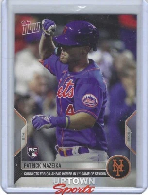 Patrick Mazeika - 2022 MLB TOPPS NOW® Card 179 - Home Run 1st Game Season - Image 1 of 2