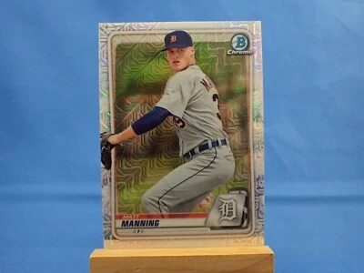 Bowman Chrome 2020 Prospects Mojo Refractor Matt Manning - Image 1 of 2