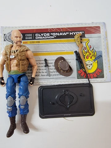G.I. JOE DREADNOK ACTION FIGURE 2011 Clyde "Gnaw" Hyde v1 (Gnawgahyde) Cover