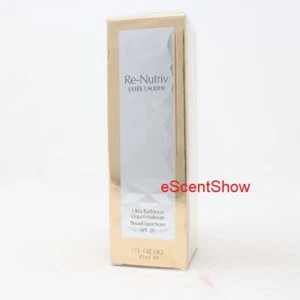 ESTEE LAUDER RE-NUTRIV ULTRA RADIANCE SPF 20 LIQUID MAKEUP FOUNDATION 1 OZ NIB - Picture 1 of 2