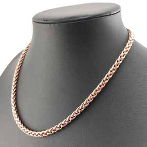 ⭐ Pierre Lang Halskette Collier Anhänger Strick Kette Perle Magnet ROSEGOLD 99 ⭐ - Bild 1 von 3