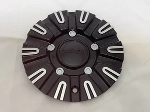 Starr 113 Reward Gloss Black Machine Wheel Rim Center Cap 113S204 - Picture 1 of 2