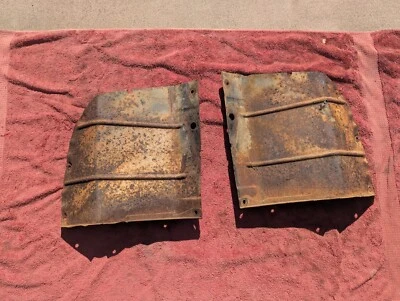 1941 1946 CHEVY GMC PICKUP TRUCK INNER GRILL TO RADIATOR BAFFLE PANEL PAIR - Image 1 of 4