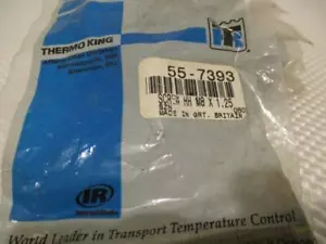 ONE NEW LOT OF 5 THERMO KING M8 X 1.25 HEX HEAD FULLY THREADED SCREWS 55-7393. - Picture 1 of 1