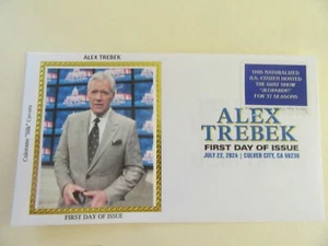 Jeopardy Host Alex Trebek Forever Stamp Fdc Sc#5090 [DCP CANCEL] Colorano Cover - Picture 1 of 2