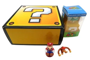 Nintendo Super Mario Box Vinyl Diddy Kong Figure Beanie Notepad Lunch Bag 2017 - Picture 1 of 6