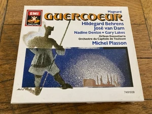 Magnard: Guercoeur (3 CD Set) Behrens / Van Dam / Lakes / Plasson Opera RARE - Picture 1 of 6