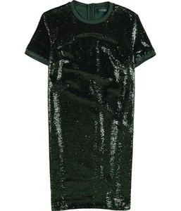 Ralph Lauren Womens Short Sleeve Sequin Sheath Dress - Picture 1 of 1