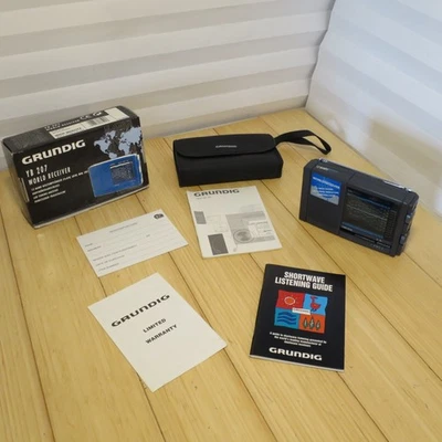 Grundig YB 207 World ресивер яхты мальчика темно серый 12 группы радио в коробке - проверено - Изображение 1 из 4