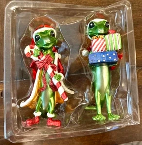 2 Geico Gecko Versicherung Weihnachtsschmuck - Bild 1 von 7