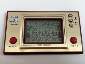 NINTENDO GAME AND & WATCH Chef Wide Screen 1981 Direct From Japan Very Rare