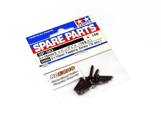 Tamiya RC Model 3x15mm Tapping Screw (10pcs) 50583 - Image 1 of 1