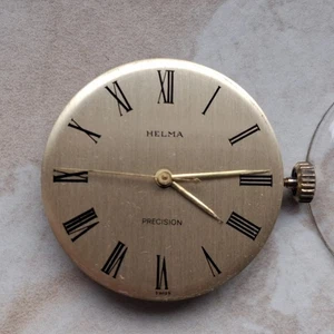Helma Precision Swiss Uhrwerk Handaufzug aus einer goldenen Uhr - Bild 1 von 5