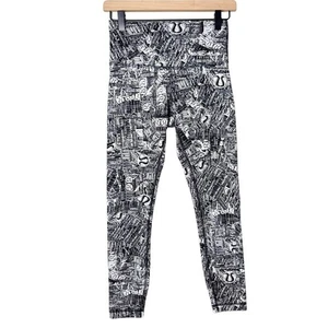 Lululemon Damen Wunder Train HR Tight 25" Everlux Tear It Up Alpine Triu Größe 6 - Bild 1 von 11