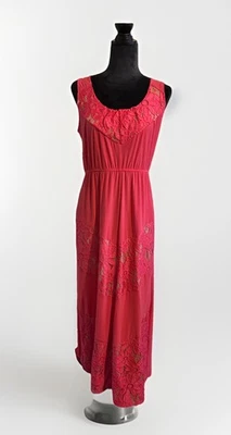 Vestido de Encaje Rosa y Desnudo Nuevo con Etiquetas $70 Colección Nueva York Talla Med Foto 1 de 4