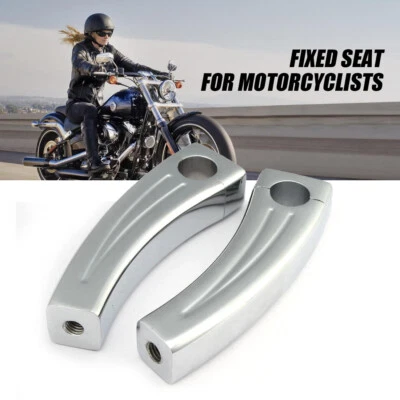 Elevadores de manillar cromados de 1" para motocicleta aptos para Honda VTX 1300 C Tourer retro Foto 1 de 4