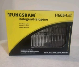 Tungsgram H6054 7" Rectangular Halogen Sealed Beam Glass 12 Volt Headlight Bulbs - Picture 1 of 7