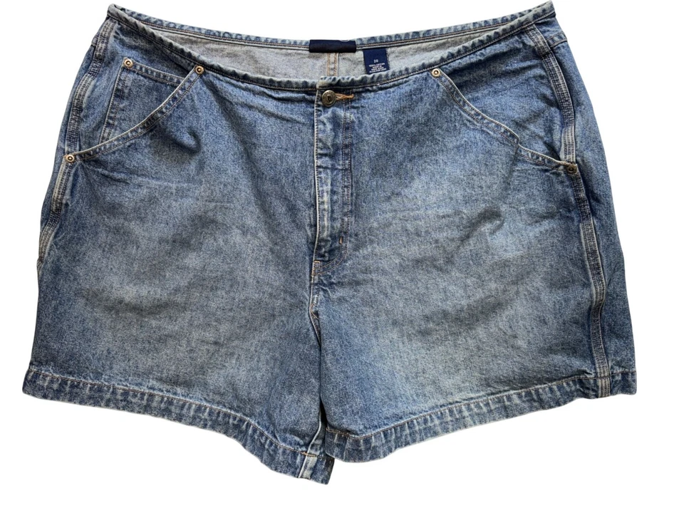 Pantalones Cortos de Jean Venezia Jeans para Mujer Talla 20 Azul Denim Informales Verano Playa Costera Foto 1 de 4