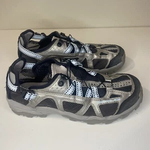 Salomon Walking Shoes Women Size 10 Blue /gray Color Contagrip 643001 - Picture 1 of 10