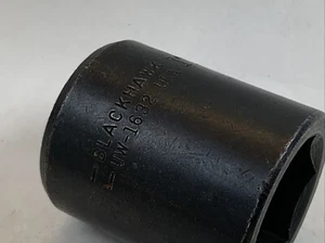 BLACKHAWK UW1632, 1in. 1/2 Drive 6pt Impact Socket, USA Made - Picture 1 of 6