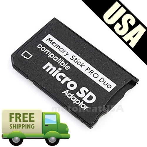 PSP Adapter TF To MS Reader Micro SD Adapter Memory Stick MS Pro Duo Converter - Image 1 of 3