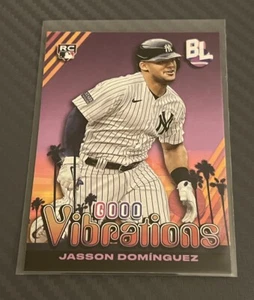 2024 Topps Big League Good Vibrations Rookie #GV-22 Jasson Dominguez - Picture 1 of 2