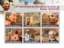 Discovery of the Bust of Queen Nefertiti Egypt MNH Stamps 2023 Guinea-Bissau M/S