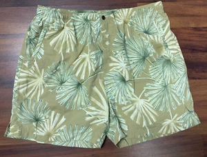 Tommy Bahama pantaloncino uomo XL tavola da bagno tronchetti spiaggia palme stampa all over - Foto 1 di 5