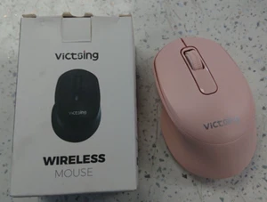 Ergonomic Wireless Mouse Baby Pink - Picture 1 of 1