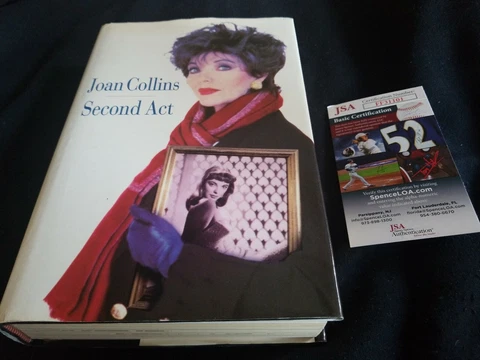JOAN COLLINS LEGEND GENUINE AUTHENTIC  HAND SIGNED AUTOGRAPHED BOOK JSA COA Cover
