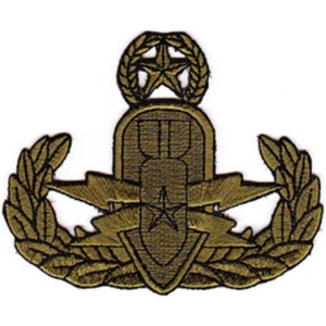 EOD Explosive Ordnance Disposal Master Badge OD Patch - Picture 1 of 6