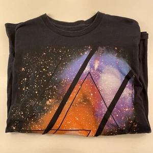 Tony Hawk Mens T-Shirt Sz 2XL XXL Black Skate Wolf Lightning Graphic Cotton S/S - Picture 1 of 8