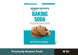 Amazon Grocery, bicarbonato de sodio, 16 OZ (anteriormente Amazon Fresh, el embalaje puede variar) - Imagen 1 de 4