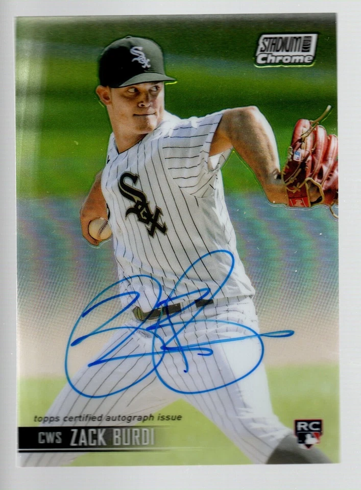 2021 Stadium Club Chrome Autographs #SCCA-VZB Zack Burdi - Image 1 of 1