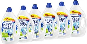 Weißer Riese Universal Gel, Vollwaschmittel für weiße Wäsche recycelbar 6x 50 WL - Bild 1 von 7