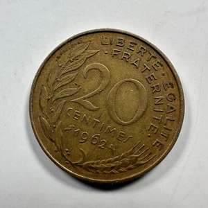 FRANCE 20 CENTIMES 1962 - Picture 1 of 2