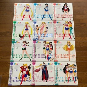 SAILOR MOON Vol.1-12 Complete TV Series 1 Episode 1-46  Japan LD Laserdisc w/Obi - Foto 1 di 13