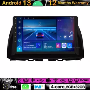 10" Android 13 Head Unit Radio GPS SAT Navi Carplay DAB für Mazda CX-5 2012-2015 - Bild 1 von 12