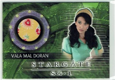 Stargate SG-1 Season 10 Costume Card C49 Claudia Black Vala Mal Doran FLORAL - Image 1 of 2