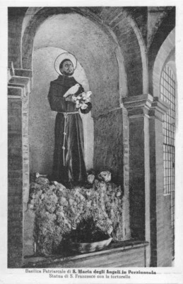 ASSISI ITALY~BASILICA PATRIARCALE di S MARIA ANGELI PORZINUNCOLA  POSTCARD - Image 1 of 2