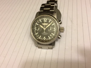 POLJOT AVIATOR 23J MANUAL WIND CHRONOGRAPH-ST STEEL-SAPPHIRE CRYSTAL-IN F.W.O - Zdjęcie 1 z 9