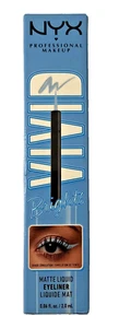 NYX Vivid Brights Matte Liquid Eyeliner VBLL06 Blue Thang 0.06 oz Discontinued - Picture 1 of 5