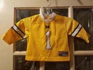 Michigan Wolverines Football Jersey #1 Baby 6/9M Carter Terrell Edwards Thomas - Picture 1 of 7