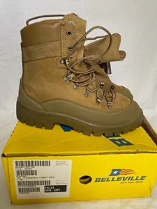 Stivali da combattimento Belleville Mountain 9.0 R Gore-Tex 950 MCB oliva/marrone nuovi con scatola - Foto 1 di 7