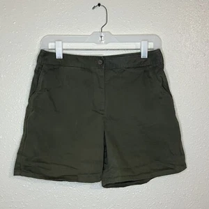 Women Tommy Bahama Military Green Stretch Boyfriend Shorts Size 6 - Picture 1 of 4